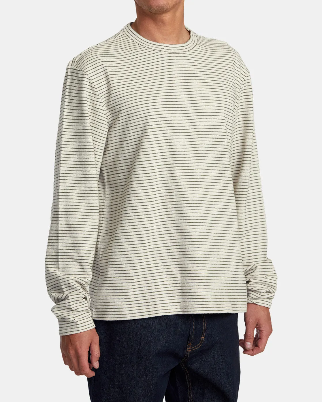 Vacancy  Crew Long Sleeve Knit - Ecru