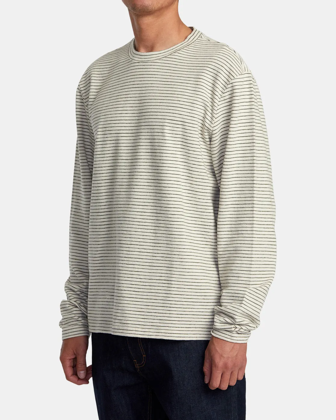 Vacancy  Crew Long Sleeve Knit - Ecru