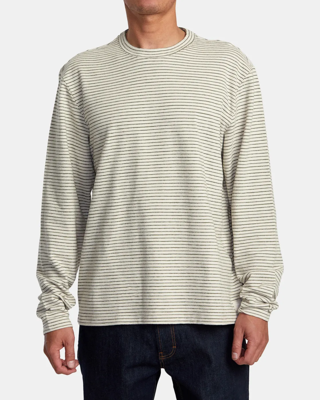 Vacancy  Crew Long Sleeve Knit - Ecru