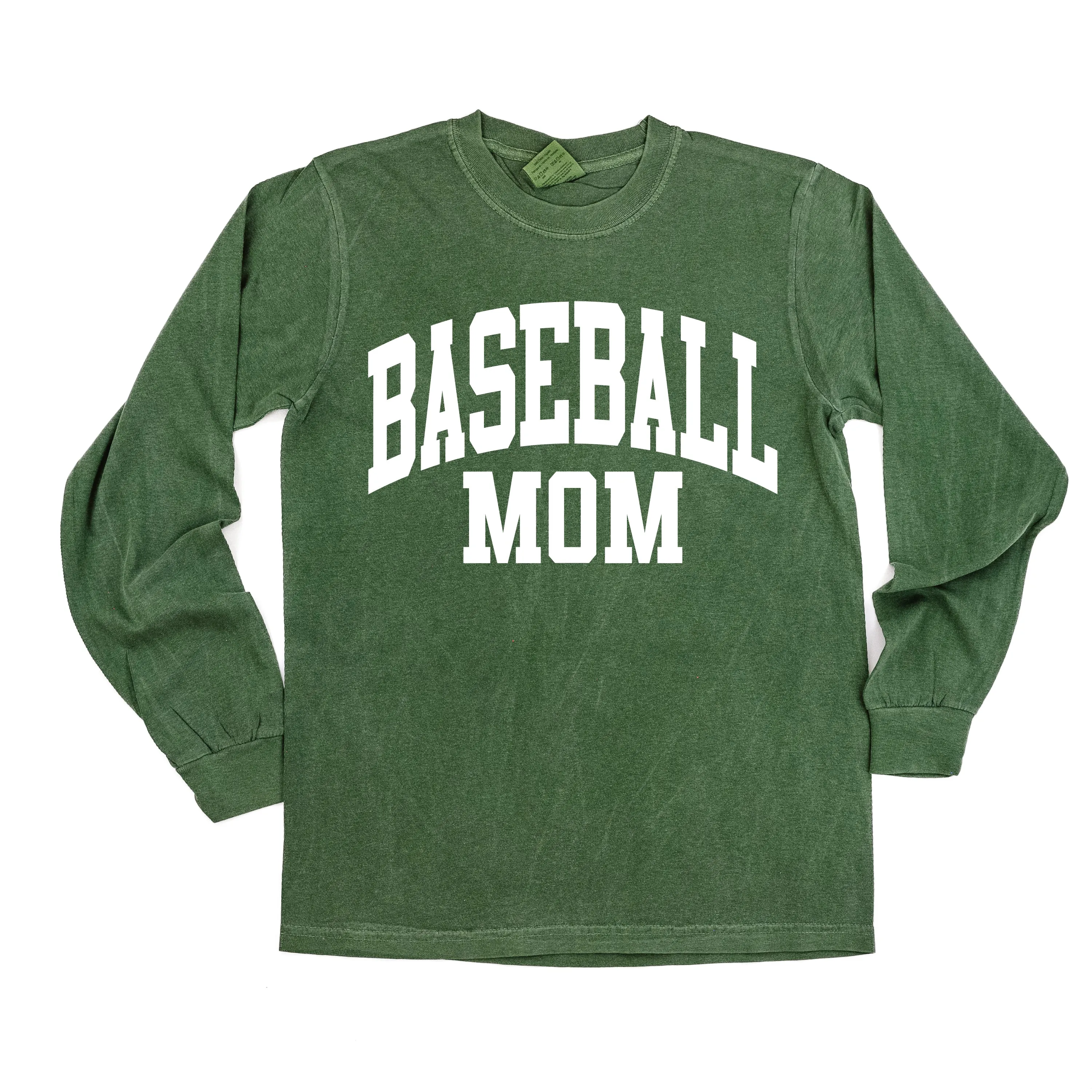 Varsity Style - BASEBALL MOM - LONG SLEEVE COMFORT COLORS TEE