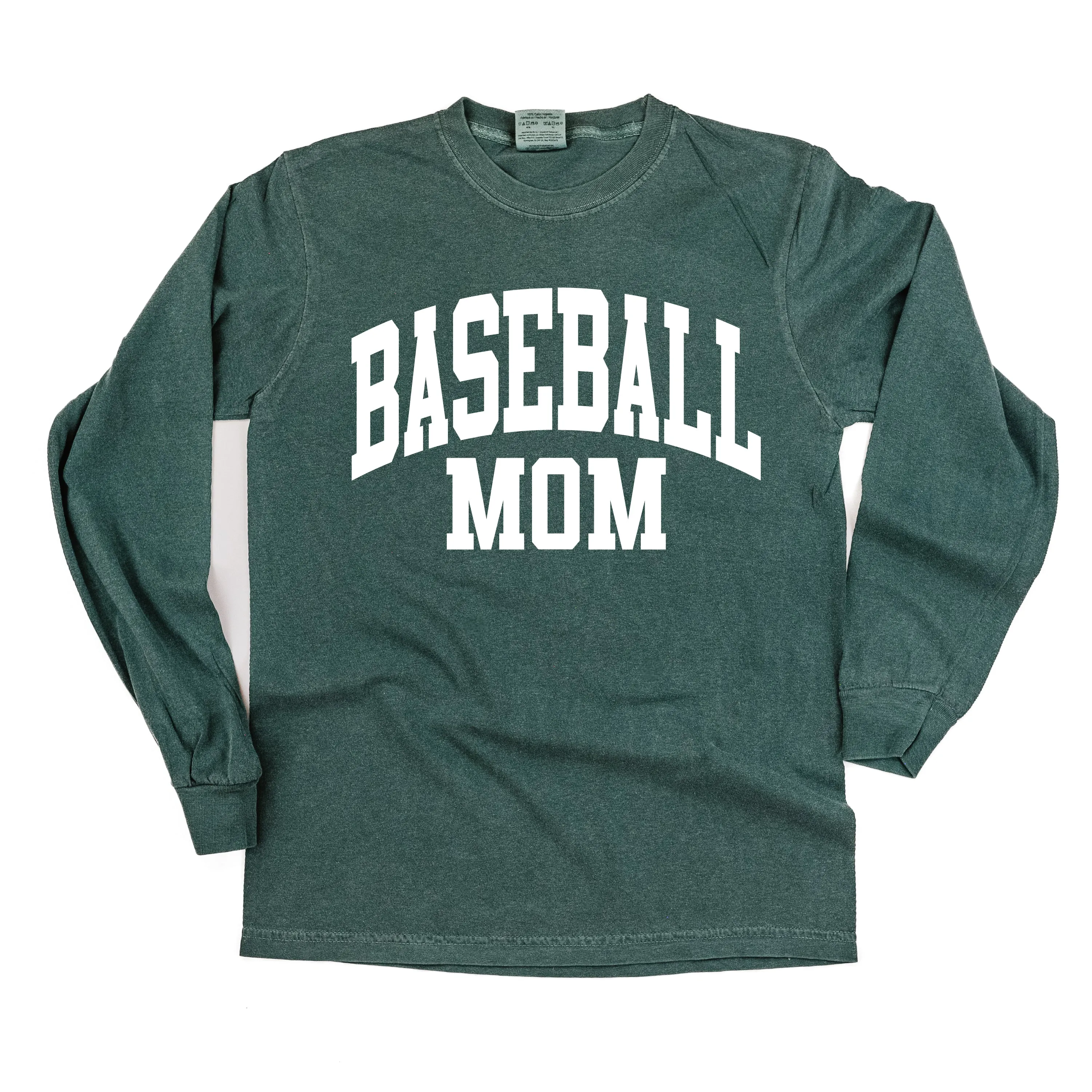 Varsity Style - BASEBALL MOM - LONG SLEEVE COMFORT COLORS TEE