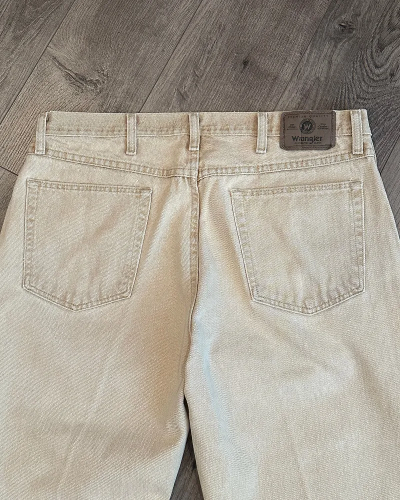 Vintage Wrangler Khaki Straight Fit Jeans - Size 36x30