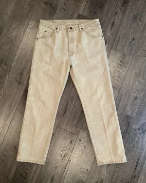 Vintage Wrangler Khaki Straight Fit Jeans - Size 36x30