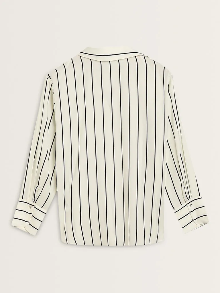 Wardrobe Black Stripe Patterned Shirt