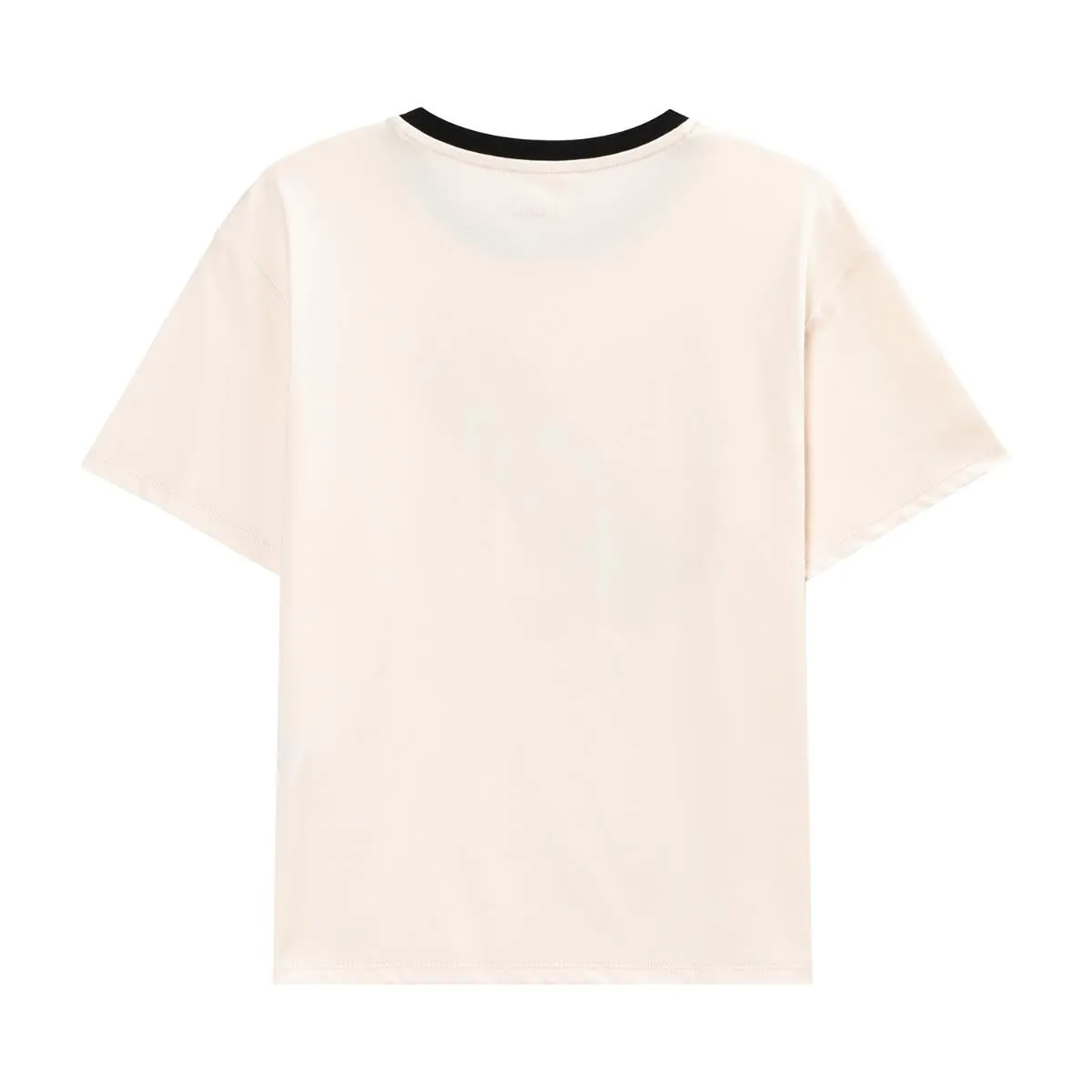 Women Cotton/Polyester Jersey Crewneck Short Sleeve Print Tees