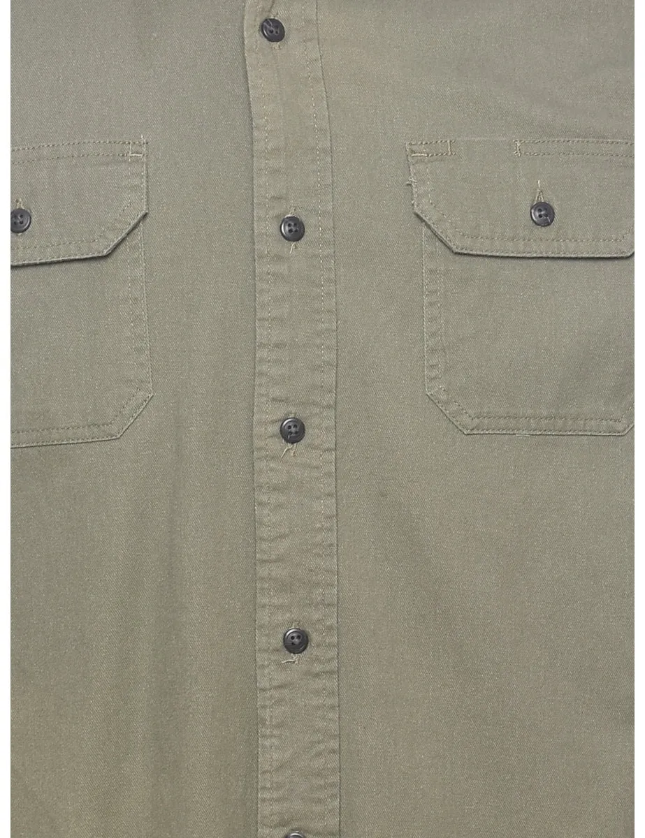 Wrangler Olive Green Shirt - S