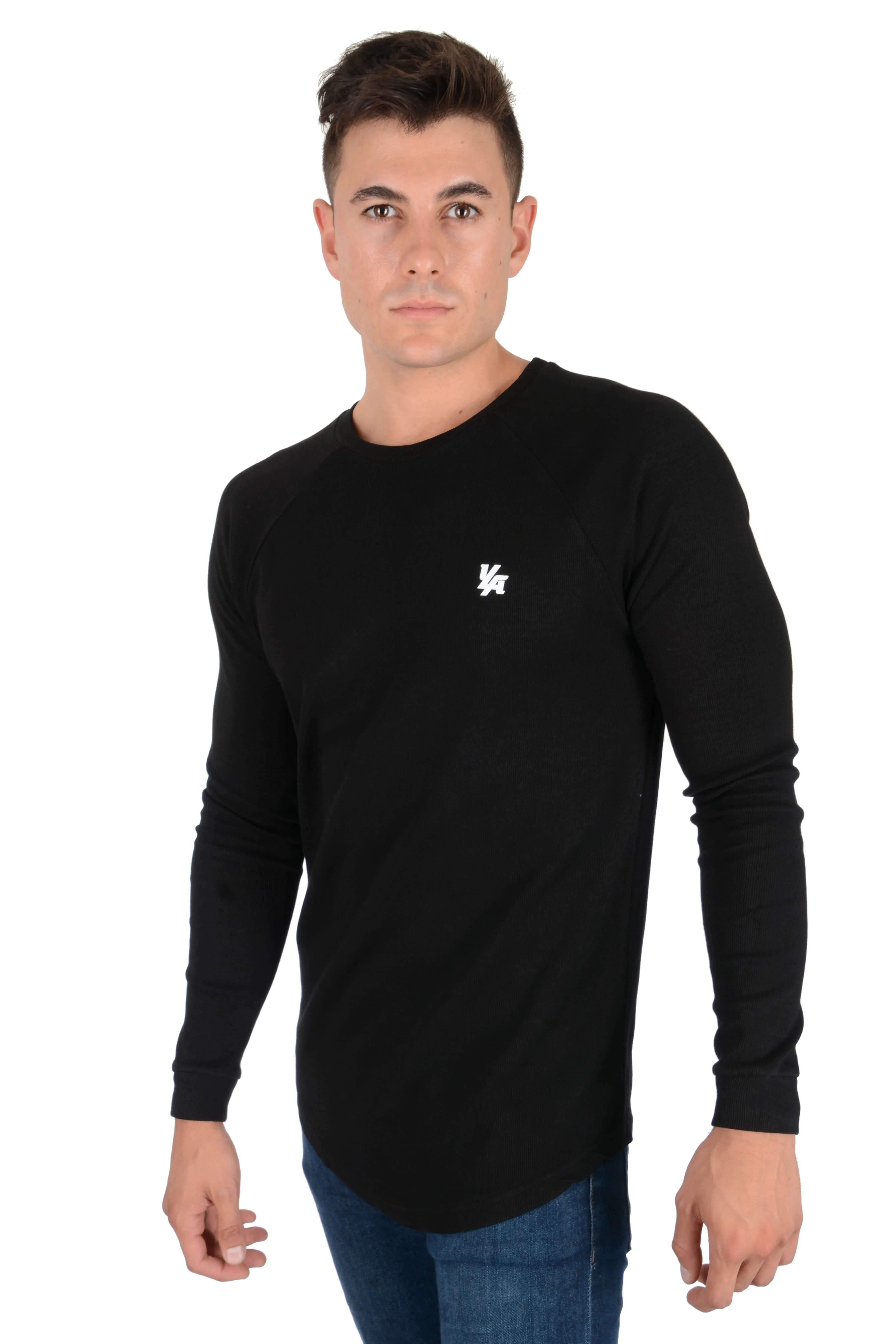 YoungLA Executive Shirts - Ribbed Raglan Long Sleeves 414
