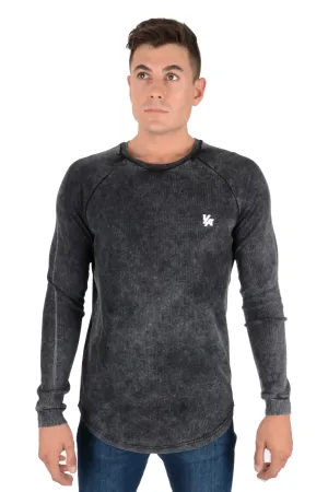 YoungLA Executive Shirts - Ribbed Raglan Long Sleeves 414