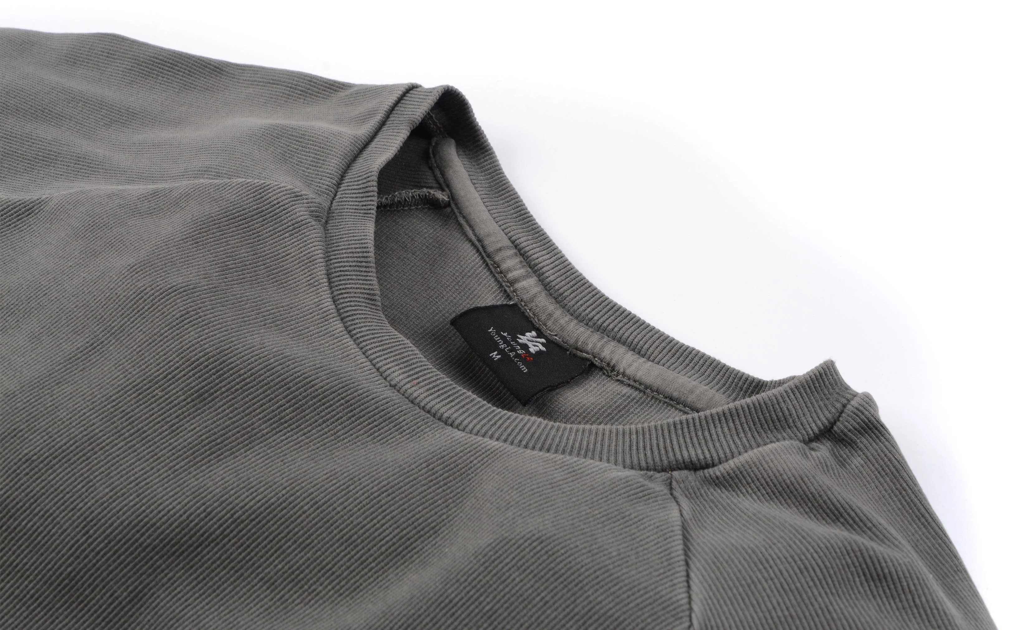 YoungLA Executive Shirts - Ribbed Raglan Long Sleeves 414
