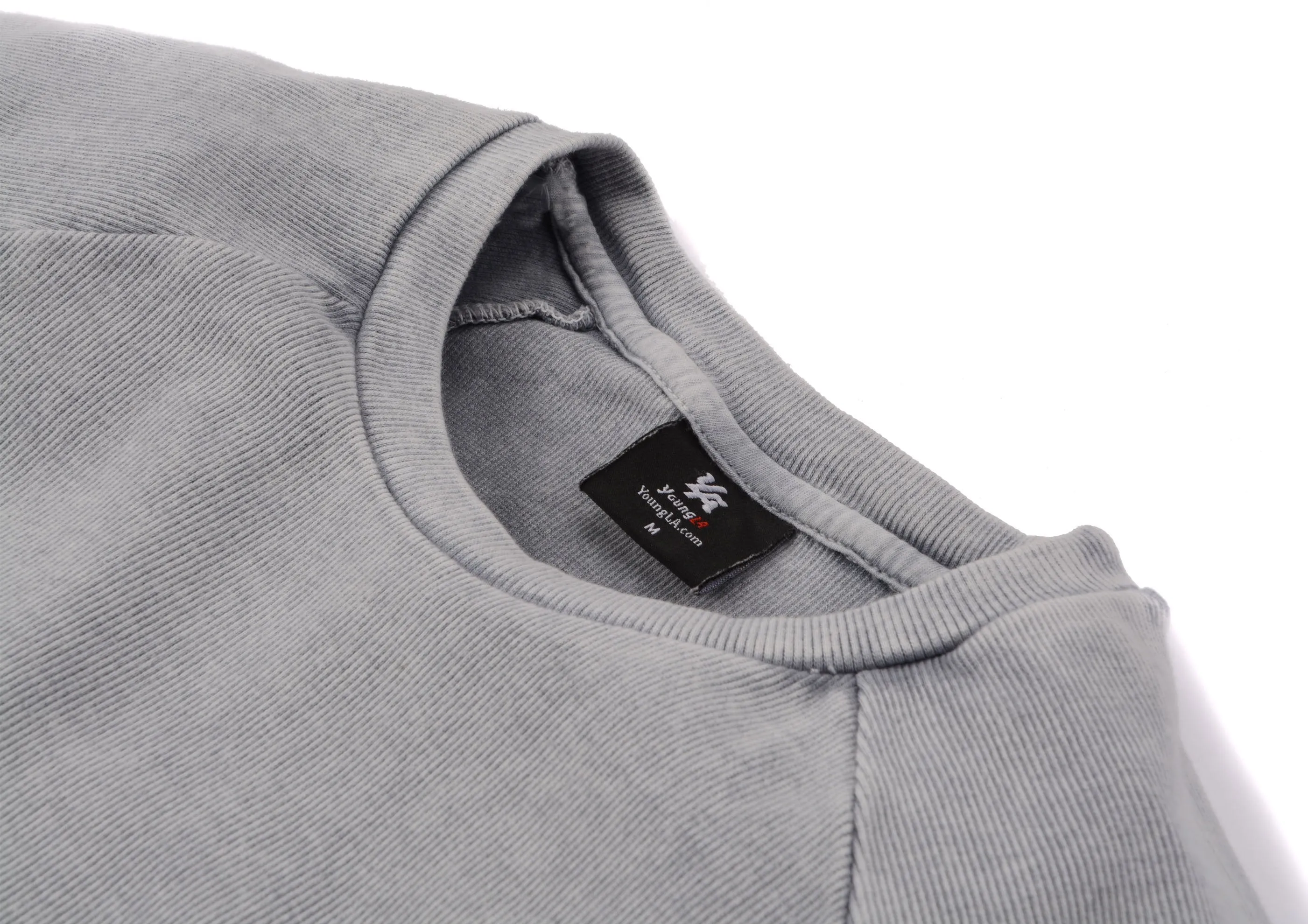 YoungLA Executive Shirts - Ribbed Raglan Long Sleeves 414