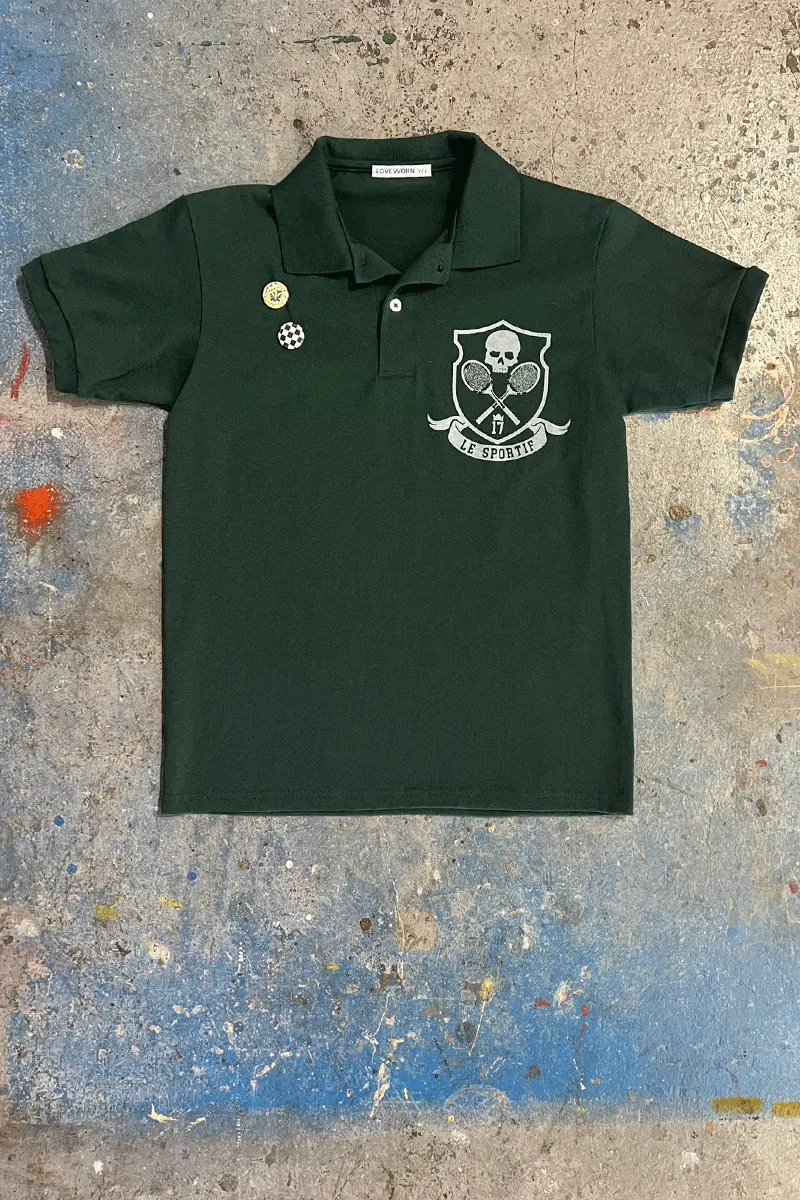 Youth Polo Sportif Hunter Green
