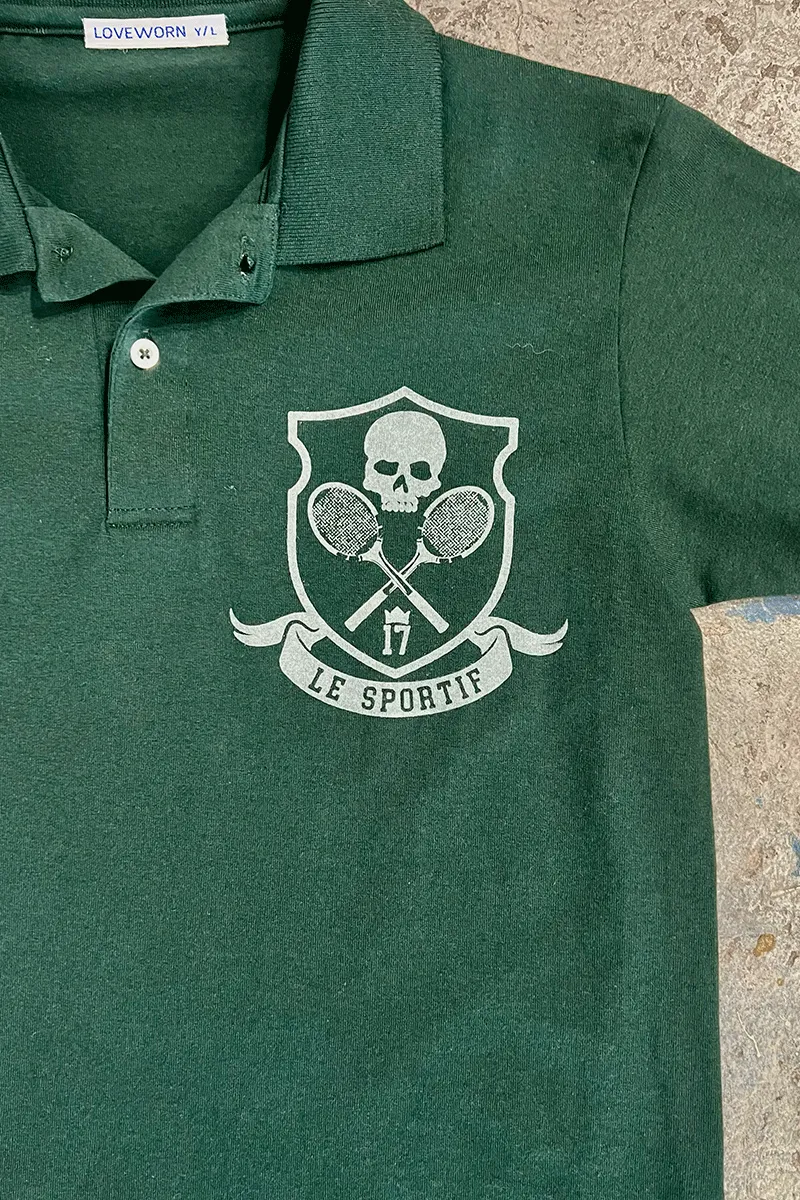 Youth Polo Sportif Hunter Green