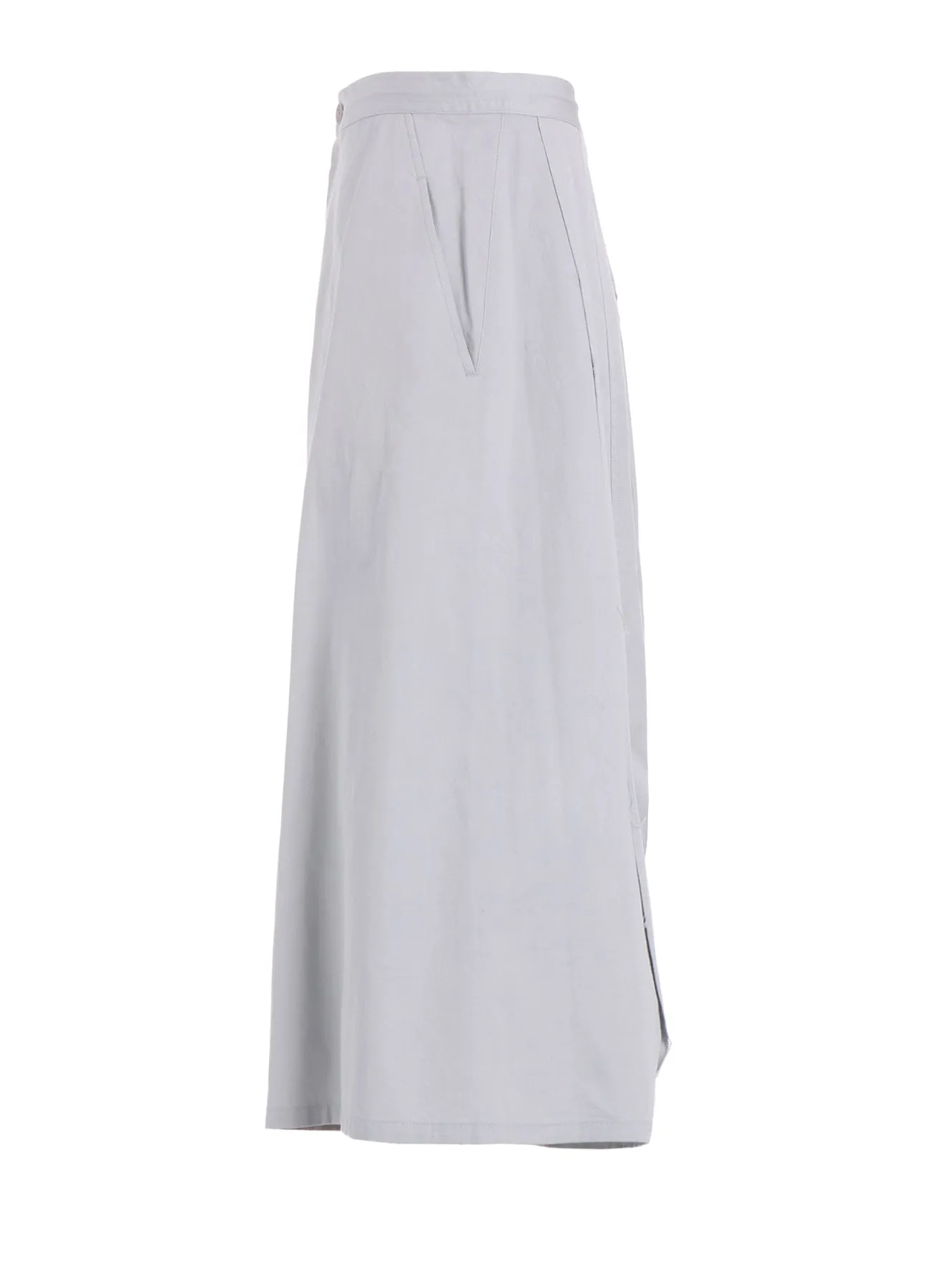 [Y's BORN PRODUCT] COTTON TWILL SAROUEL WITH CLOTH